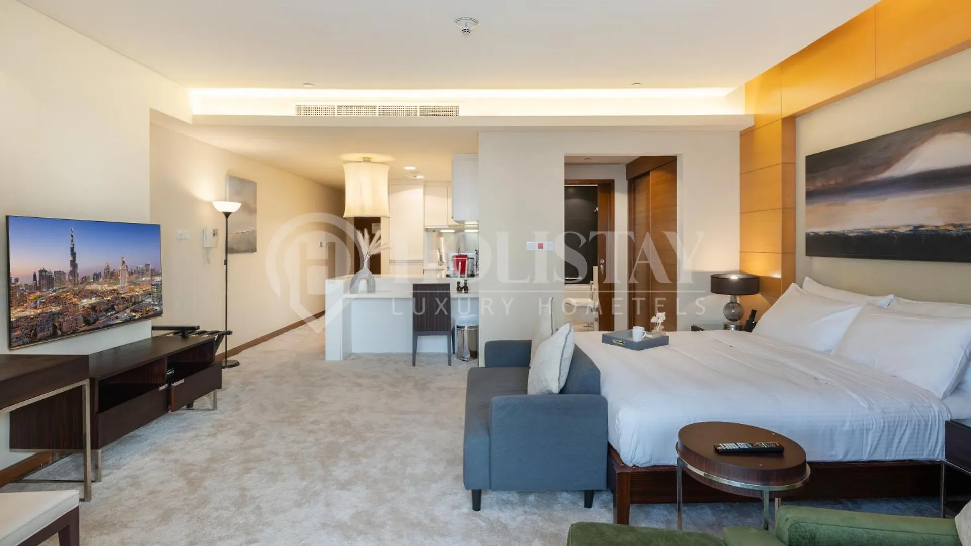 شقة Holistay Luxury Homes - Burj Khalifa View - Direct Access Dubai Mall